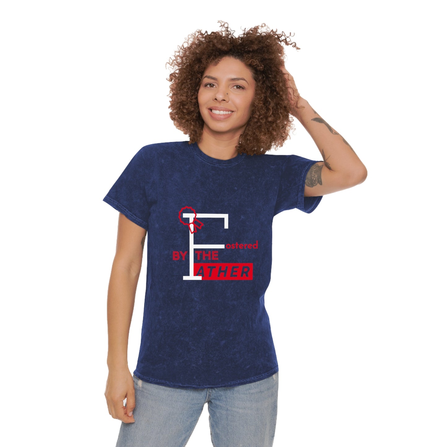 Fostered by the Father Unisex Mineral Wash T-Shirt