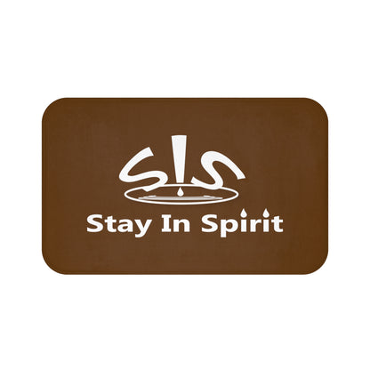 Stay In Spirit Bath Mat (Brown)