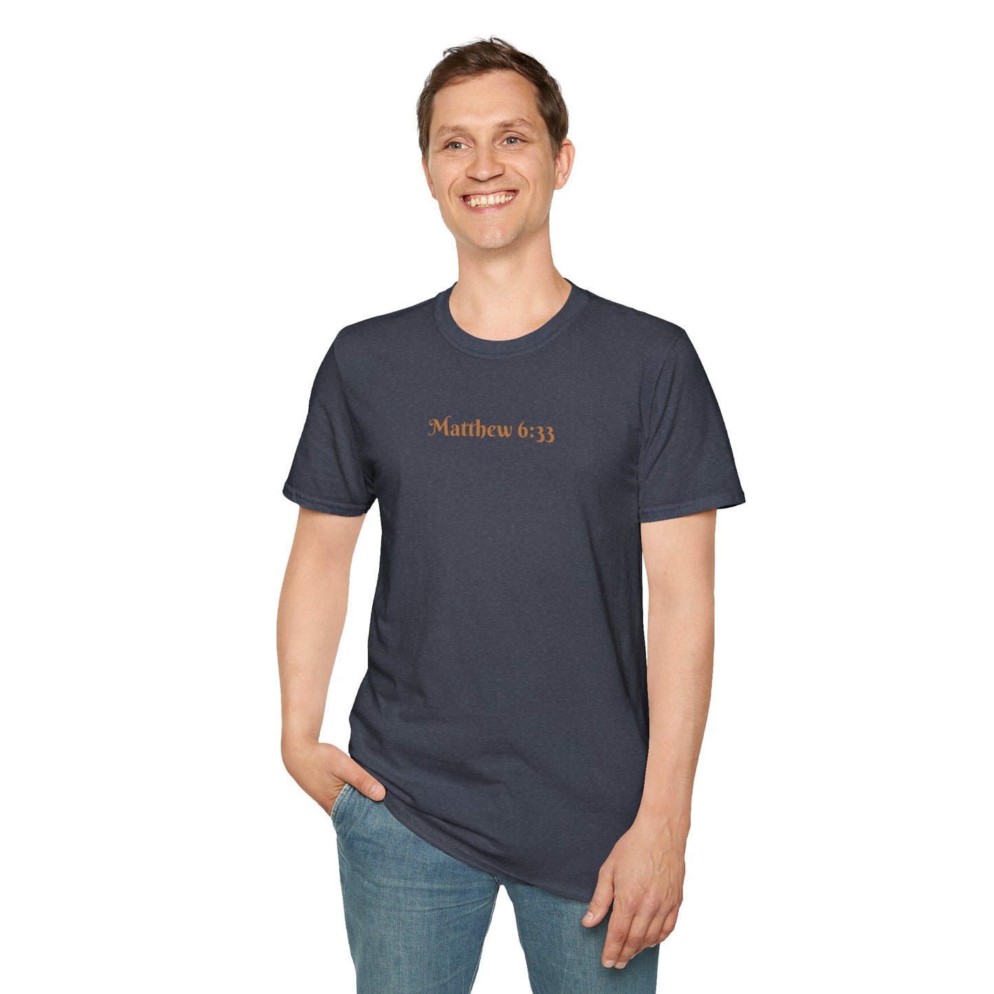 Seek First (Color) Unisex Softstyle T-Shirt