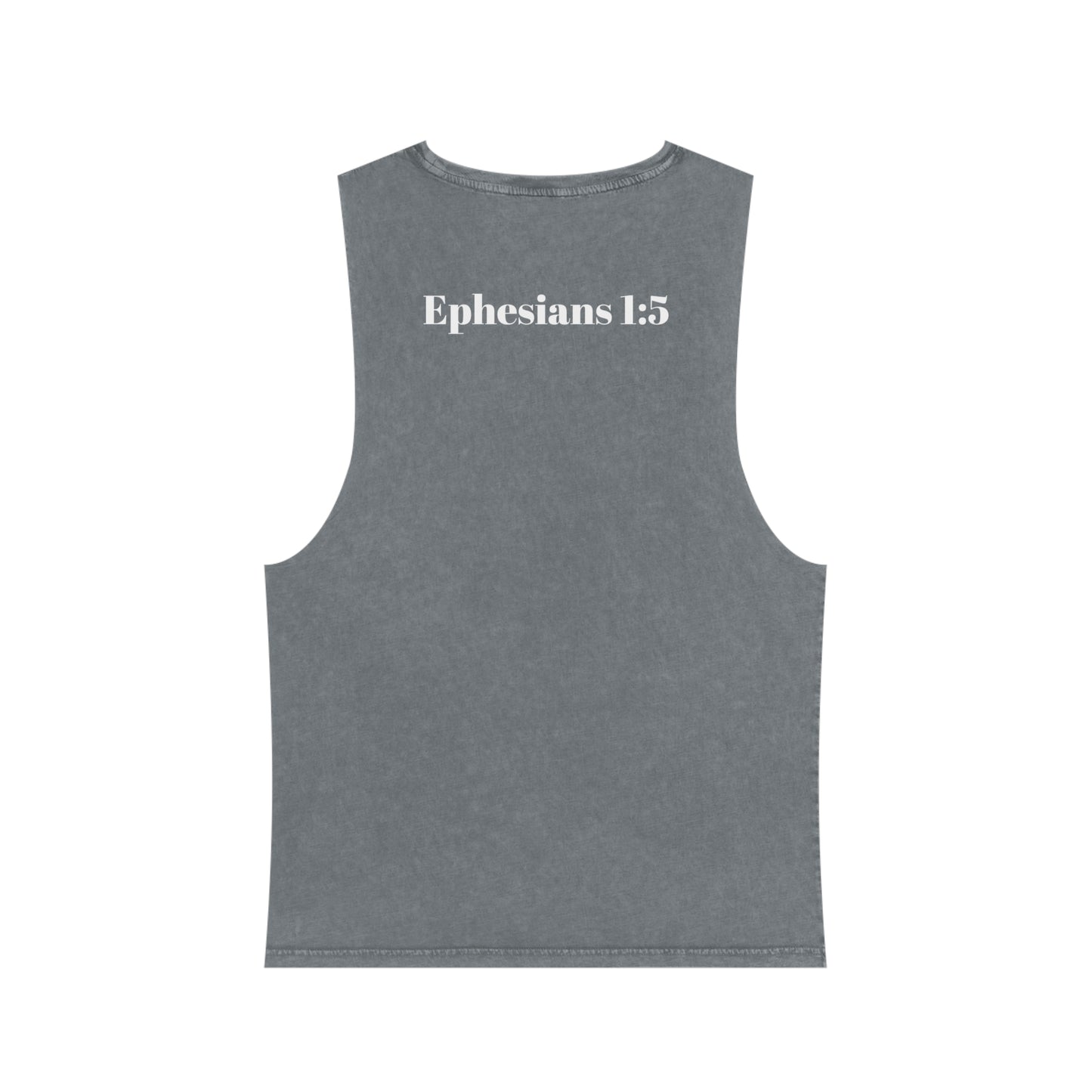 Fostered by the Father Unisex Stonewash Tank Top