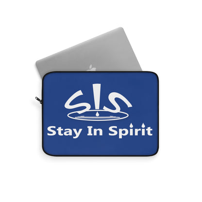 Blue Stay In Spirit Laptop Sleeve