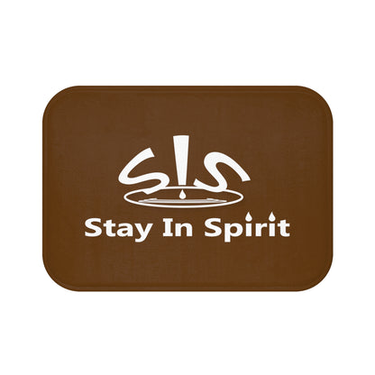 Stay In Spirit Bath Mat (Brown)