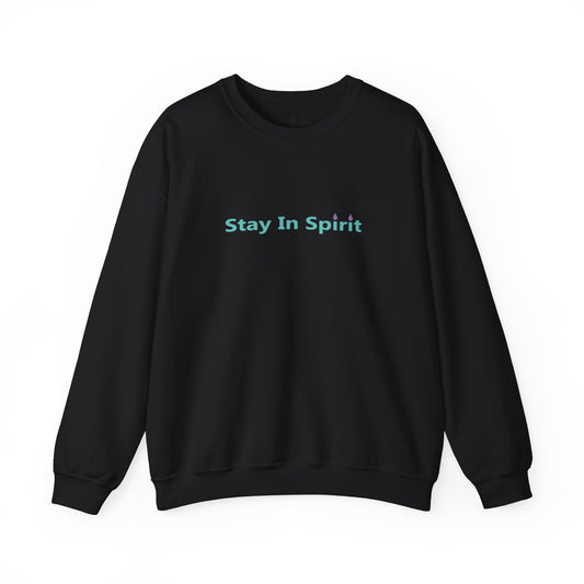 Stay In Spirit Lettered Unisex Heavy Blend™ Crewneck Sweatshirt