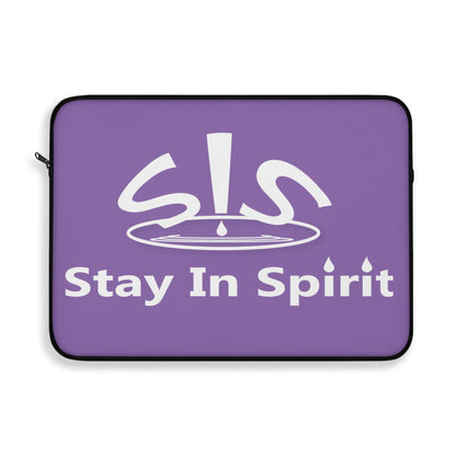 Purple Stay In Spirit Laptop Sleeve