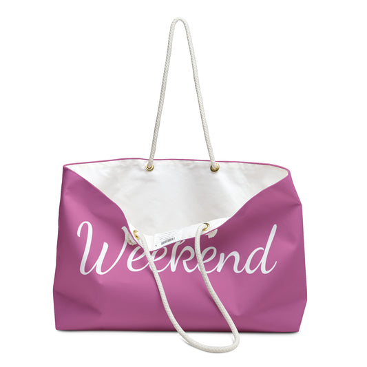 Pink Stay In Spirit Weekend Bag