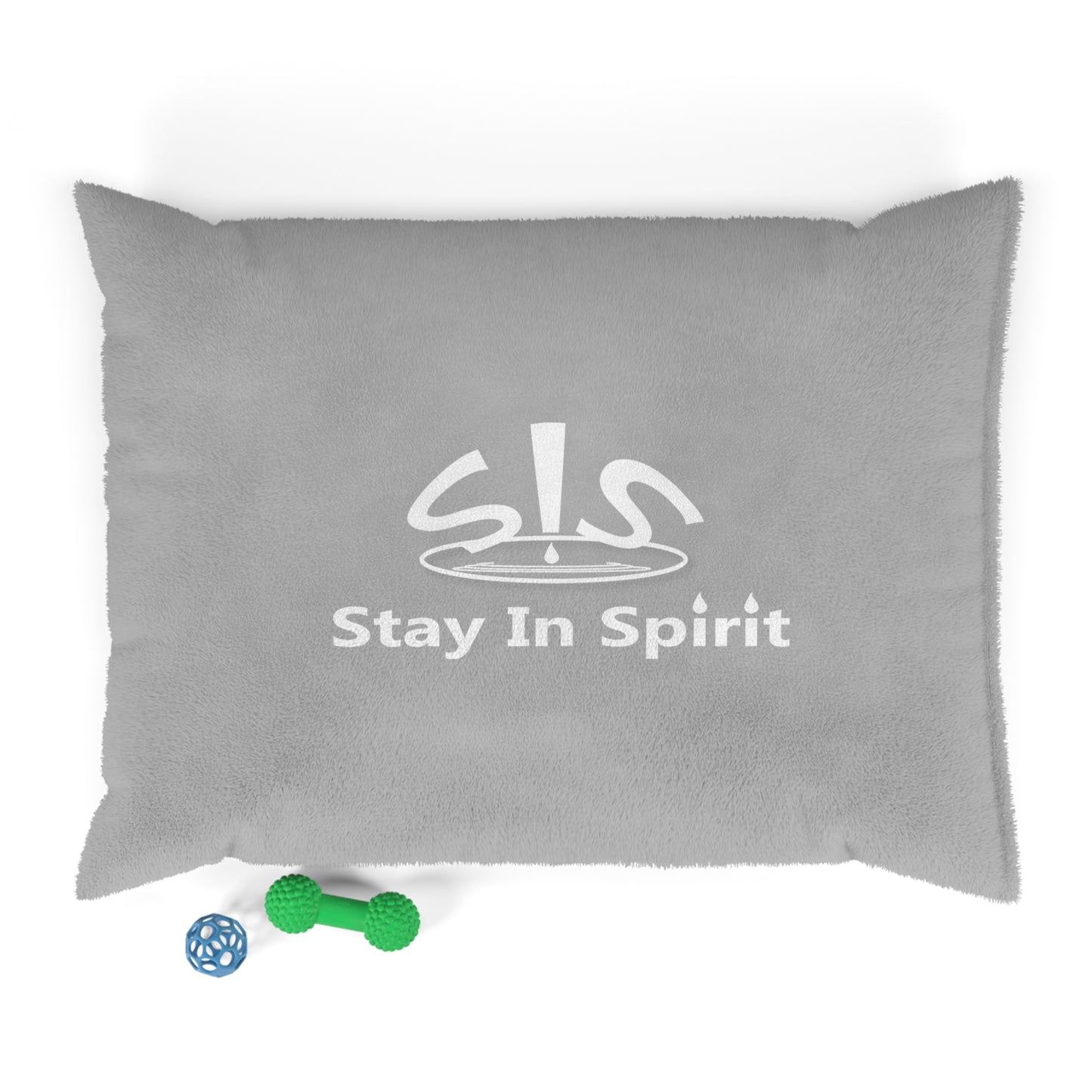 Gray Stay In Spirit Pet Bed