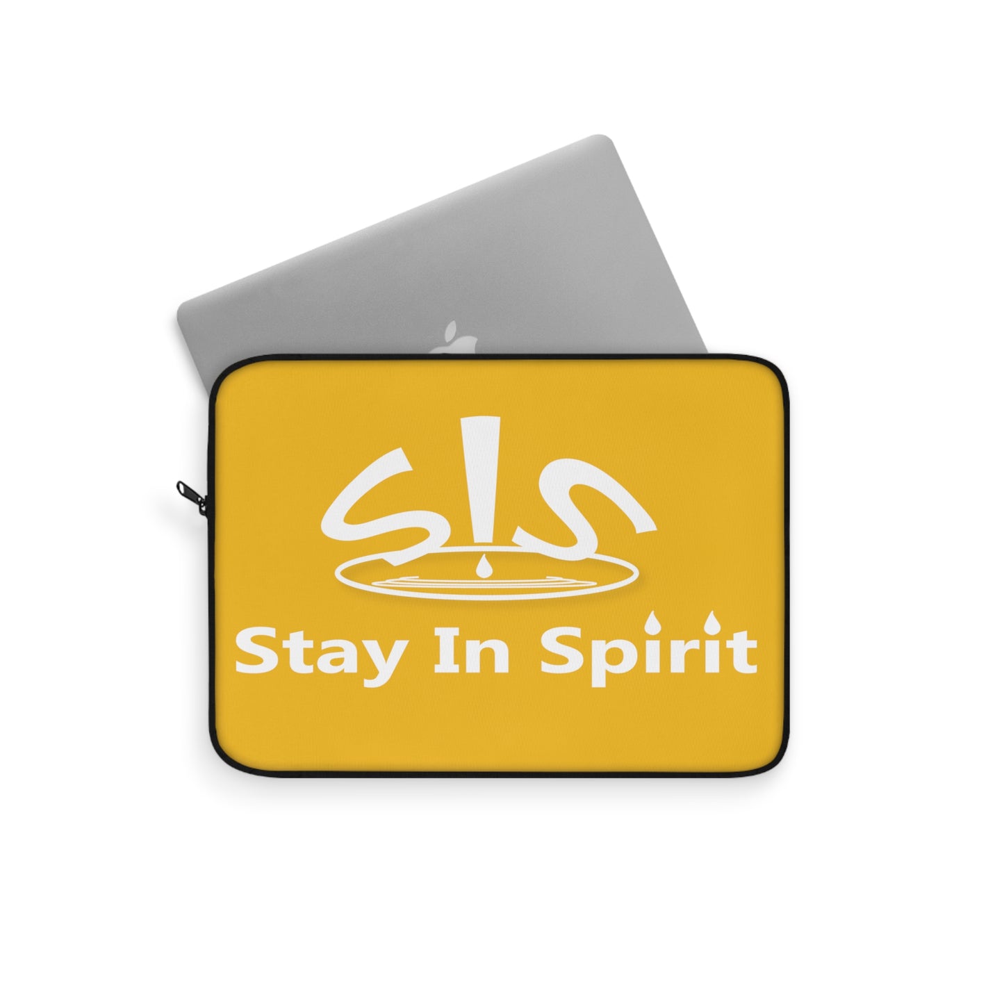 Yellow Stay In Spirit Laptop Sleeve